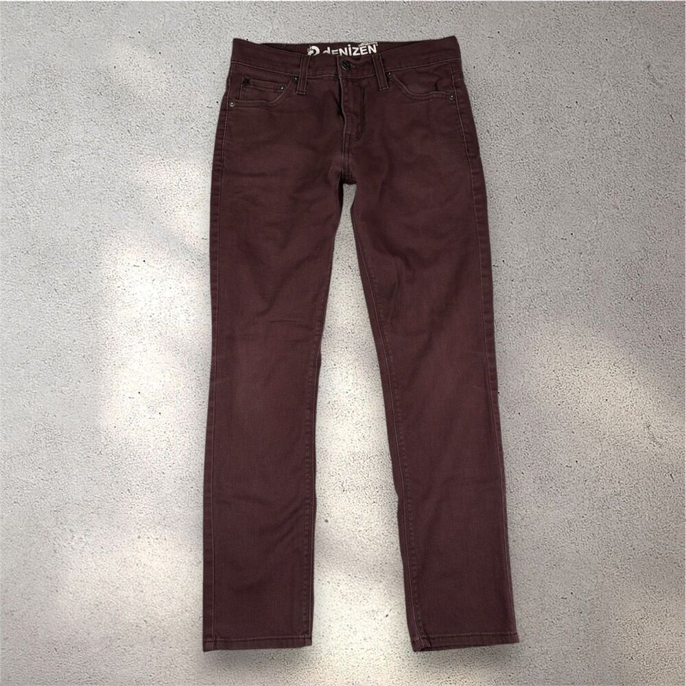 Denizen from Levi's 216 Skinny Jeans Women's 28x30 Burgundy Stretch